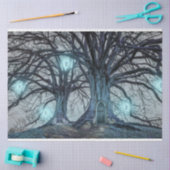 Mousseline Imaginaire Arbre Maison Forêt Découpage Papier de (Artisanat)