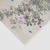 Mousseline Impression ancienne papier de papier de tissus pou (Détail)