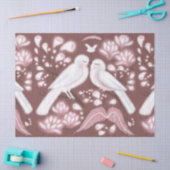 Mousseline Inséparables de papier de tissus (Artisanat)