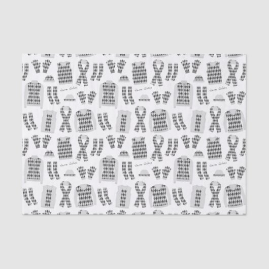 Mousseline Jacquard gris Motifs Articles Tissu Papier  (Recto)
