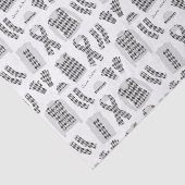 Mousseline Jacquard gris Motifs Articles Tissu Papier  (Détail)