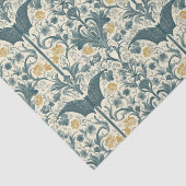 Mousseline Jardin gothique Papier de tissus - Flore foncé (Détail)