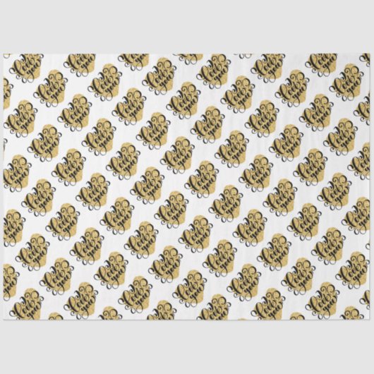 Mousseline Je T'Aime Papier Tissu (Recto)