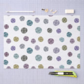 Mousseline Jennifer Confetti Dots Papier Tissu (Artisanat)