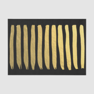 Mousseline Joli or, papier d'emballage du tissu 10lb noir