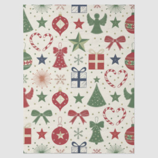 Mousseline Joli papier cadeau à motif festif de fêtes