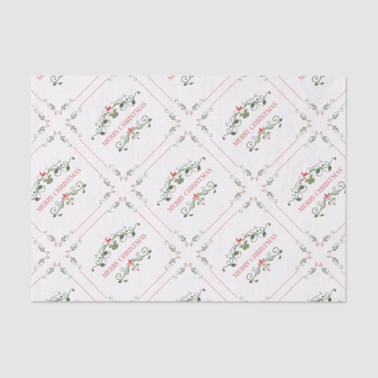 MOUSSELINE JOYER PAPIER TISSU DE NOËL (Recto)