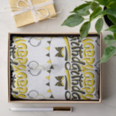 Mousseline Joyeux Anniversaire Fun Tissu Papier (Cadeau)