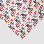 Mousseline Joyeux Anniversaire Tissue Lamb Papier (Détail)