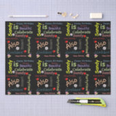 Mousseline Joyeux Anniversaire Tissue Papier Sandy (Artisanat)