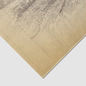 Mousseline Joyeux papier de découpage de cerfs de Noël (Détail)