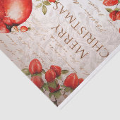 Mousseline Joyeux papier de tissus de Noël (Détail)