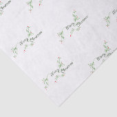 Mousseline Joyeux papier de tissus de Noël (Détail)