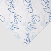 Mousseline Joyeux papier de tissus de Noël (Détail)