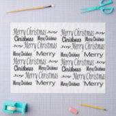 Mousseline Joyeux papier de tissus de Noël (Artisanat)