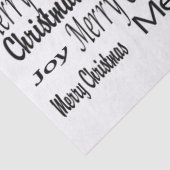 Mousseline Joyeux papier de tissus de Noël (Détail)