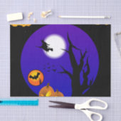 Mousseline Joyeux papier de tissus Halloween (Artisanat)