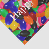 Mousseline Joyeux Pâques ! Cadeau papier pour papier de gelly (Détail)