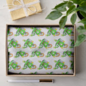 Mousseline Joyeux Saint-Patrick Lapin Papier Mouchoir (Cadeau)