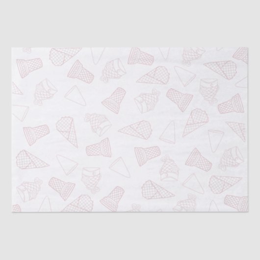 Mousseline Juste du papier Tissu rose (Recto)