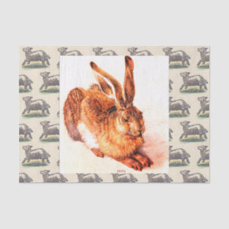 Mousseline LAPIN de JEU d'ALBRECHT DURER d'AGNEAU de papier