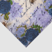 Mousseline Le Blue Bee Series Design 11 Tissu Papier (Détail)