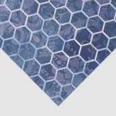 Mousseline Le Blue Bee Series Design 14 Tissus Papier (Détail)