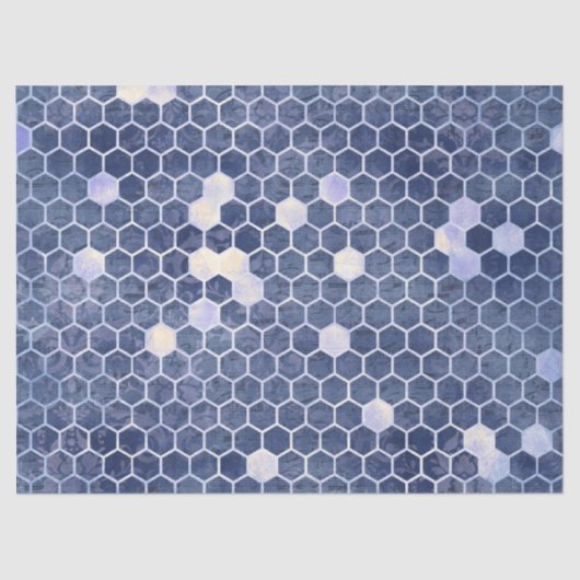 Mousseline Le Blue Bee Series Design 14 Tissus Papier (Recto)