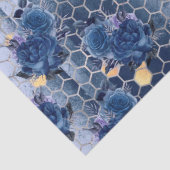 Mousseline Le Blue Bee Series Design 17 Tissus Papier (Détail)