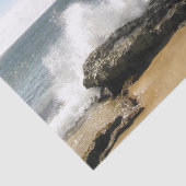 Mousseline L'eau de scène de plage éclaboussant le papier de (Détail)