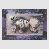 Mousseline Les secrets de Geisha - Découpage - papier de tiss (Recto)