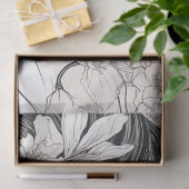 Mousseline Ligne Art Femme 7 Découpage papier (Cadeau)