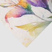 Mousseline LIGNE beau papier découpage fleuri (Détail)