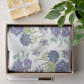 Mousseline Lilacs & Hydrangeas - Papier Tissu Découpage (Cadeau)
