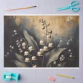 Mousseline Lilly de la Vallée Découpage Tissu Papier (Artisanat)