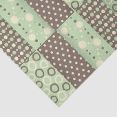 Mousseline Livre de papier vert Brown (Détail)