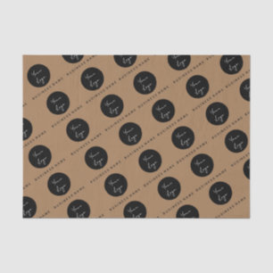 Mousseline Logo papier tissu de conception d'entreprise