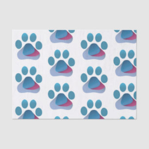Mousseline Logo Paw Hug (TM) Papier Tissu