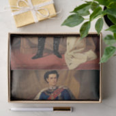 Mousseline Ludwig II - Découpage du papier de tissus (Cadeau)