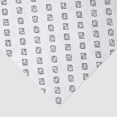 Mousseline m3galleryStudio monogramme de papier de mouchoir (Détail)