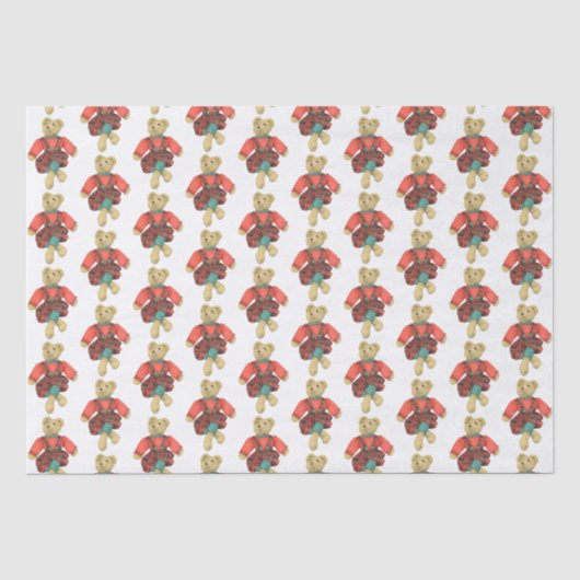 Mousseline M. Papier Tissu OURS (Recto)