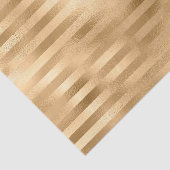 Mousseline Magnifique papier rayé or mariage  (Détail)