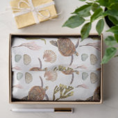 Mousseline Marine Life Series Design 7 Tissus papier (Cadeau)