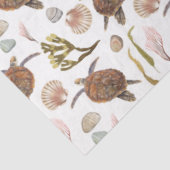 Mousseline Marine Life Series Design 7 Tissus papier (Détail)