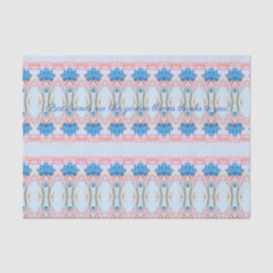 Mousseline Meilleurs Amis Papier Tissu Floral