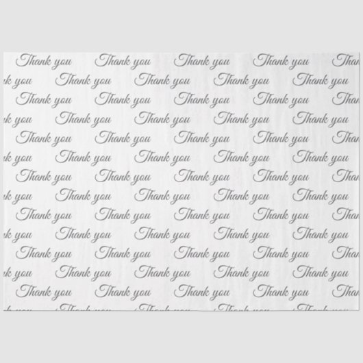 Mousseline Merci Papier cadeau (Recto)