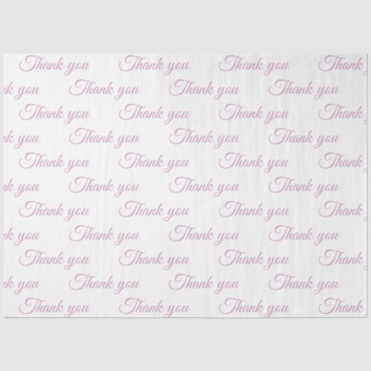 Mousseline Merci Papier cadeau (Recto)