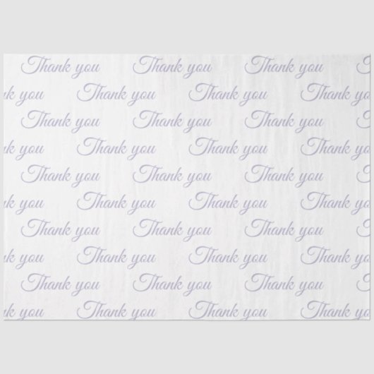 Mousseline Merci Papier cadeau  (Recto)
