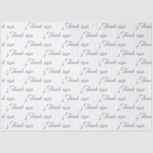 Mousseline Merci Papier cadeau (Recto)