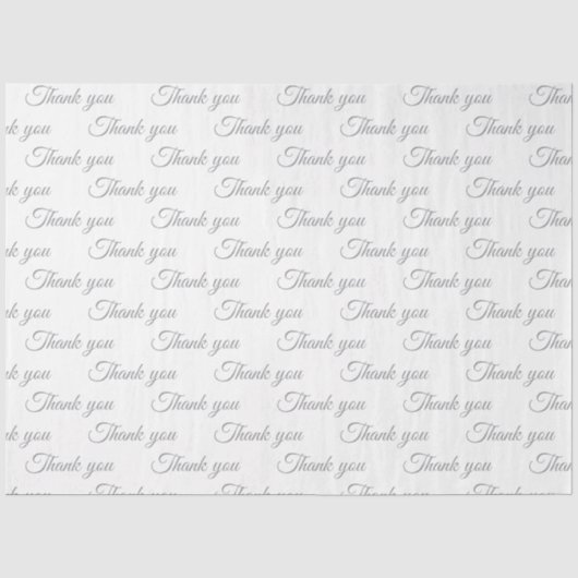 Mousseline Merci Papier cadeau (Recto)